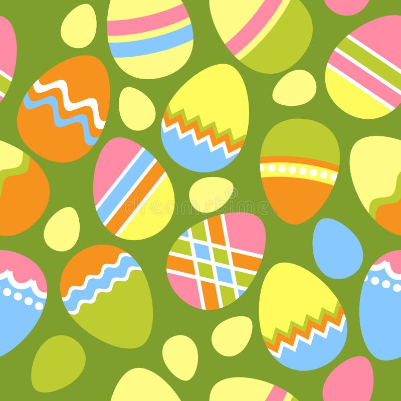 Reticolo senza giunte di pasqua con le uova royalty illustrazione gratis Reticolo senza giunte di pasqua con le uova royalty illustrazione gratis