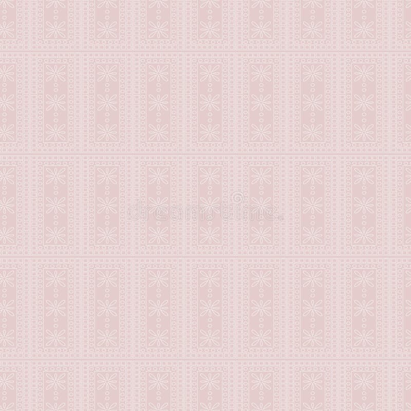 Reticolo senza giunte di vettore Fondo geometrico simmetrico con i rettangoli sul contesto rosa Ornamento decorativo illustrazione vettoriale Reticolo senza giunte di vettore Fondo geometrico simmetrico con i rettangoli sul contesto rosa Ornamento decorativo illustrazione vettoriale