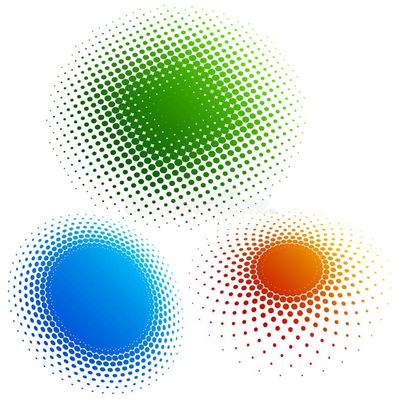 Reticulação - anéis 3 da cor ilustração do vetor Reticulação - anéis 3 da cor ilustração do vetor