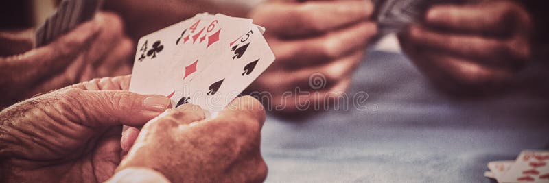 Retired people playing card royalty free stock photos Retired people playing card royalty free stock photos