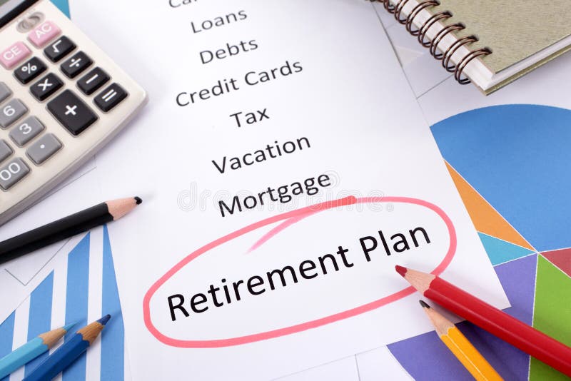 Retirement plan pension fund planning