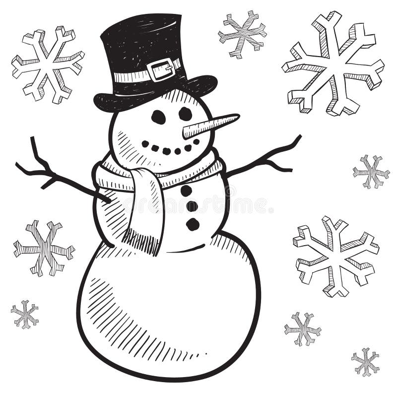 Retrait de bonhomme de neige de vacances illustration de vecteur Retrait de bonhomme de neige de vacances illustration de vecteur