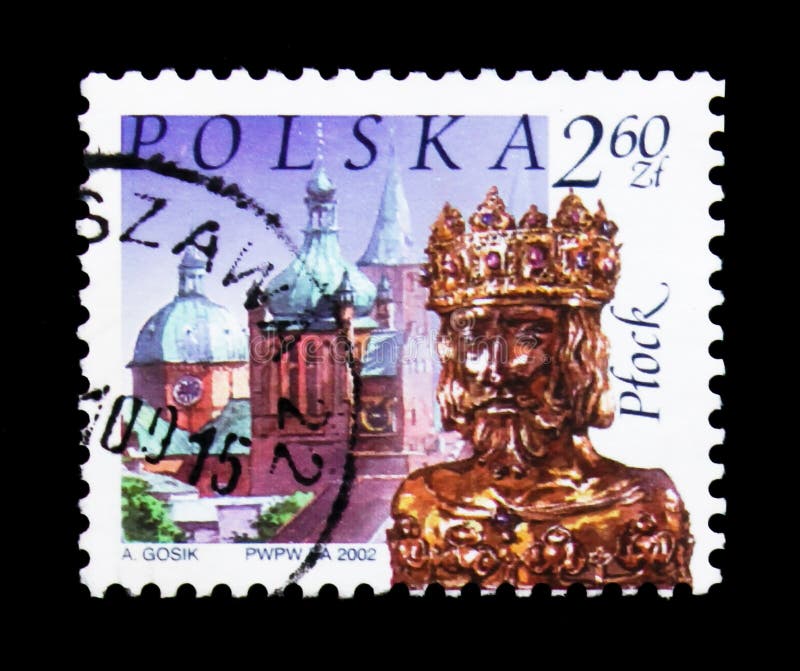 Retranchez-vous, reliquaire de saint Sigismund, Plock, serie polonais de points de repère de ville, vers 2002 photo libre de droits Retranchez-vous, reliquaire de saint Sigismund, Plock, serie polonais de points de repère de ville, vers 2002 photo libre de droits