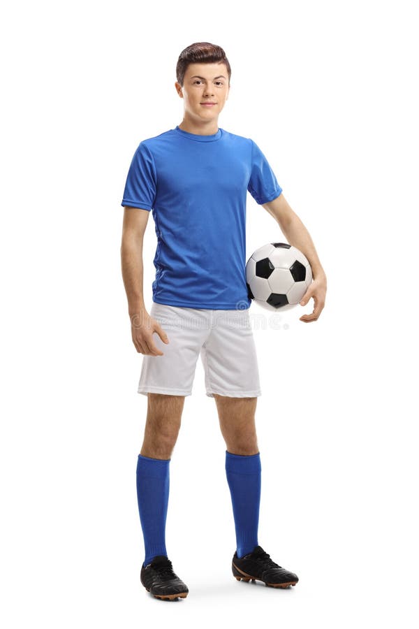 Jogador De Futebol. Jogador De Futebol Adolescente. Dia Do Jogo. Baixar Uma  Foto De Alta Resolução Para Anunciar Jogos De Futebol Foto de Stock -  Imagem de esporte, livreto: 272131128