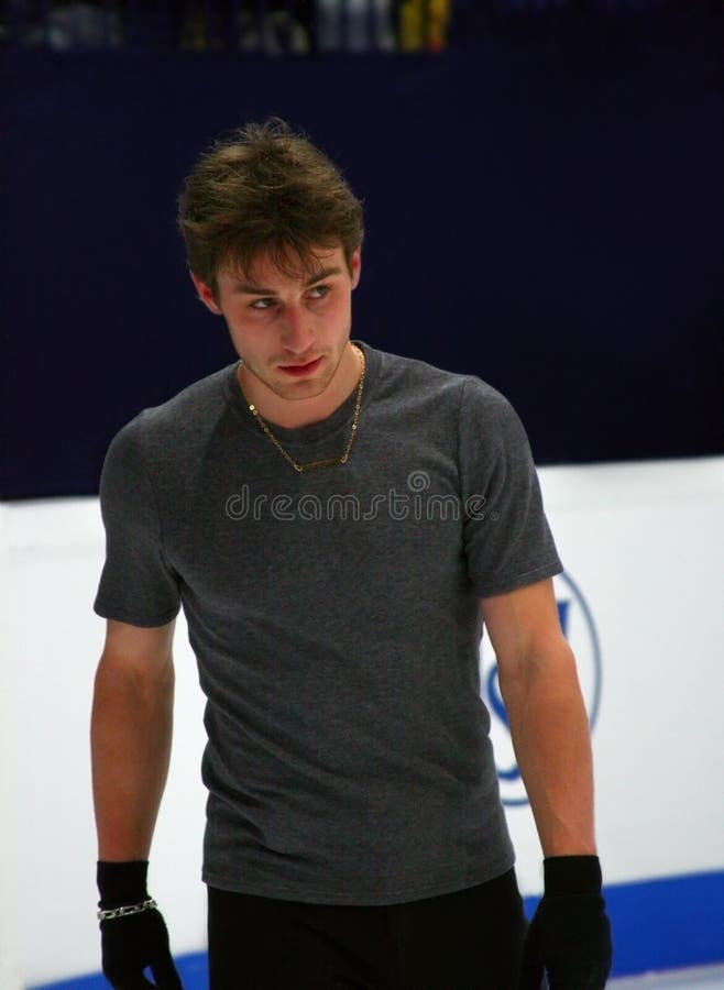 ISU European Figure Skating Championship 2009 in Helsinki, Finland. Brian Joubert from France on morning training before Men's Free program. Hartwall arena, 22.01.2009. ISU European Figure Skating Championship 2009 in Helsinki, Finland. Brian Joubert from France on morning training before Men's Free program. Hartwall arena, 22.01.2009