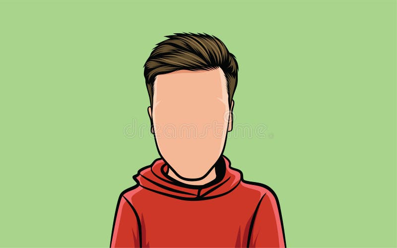retrato de la caricatura de la historieta, y estilo de pelo libre illustration retrato de la caricatura de la historieta, y estilo de pelo libre illustration