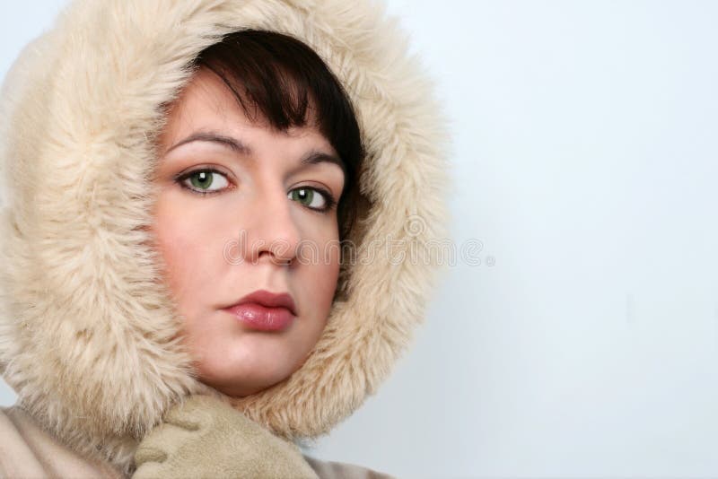 Retrato de la muchacha del invierno fotografía de archivo libre de regalías Retrato de la muchacha del invierno fotografía de archivo libre de regalías