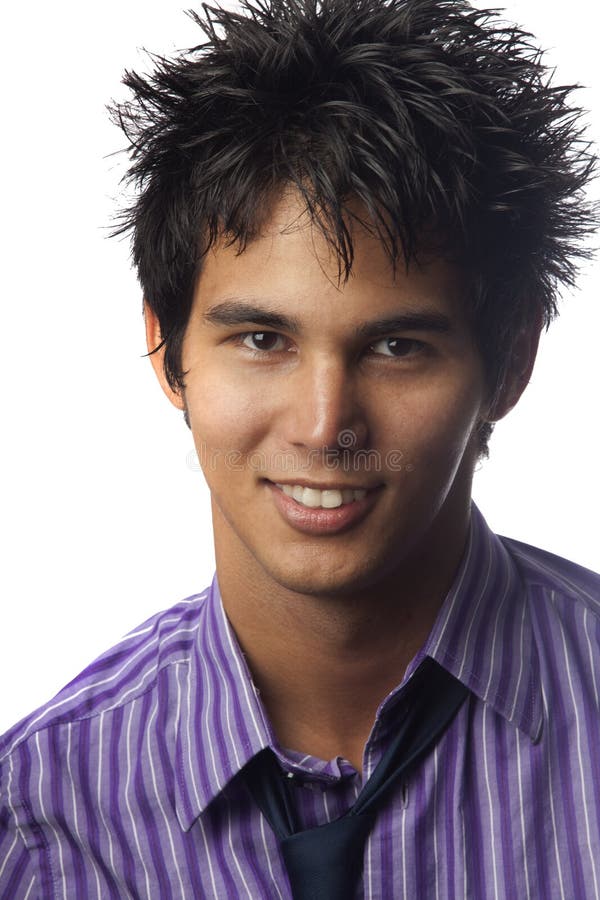 Retrato de un hombre americano asiático joven fotografía de archivo libre de regalías Retrato de un hombre americano asiático joven fotografía de archivo libre de regalías