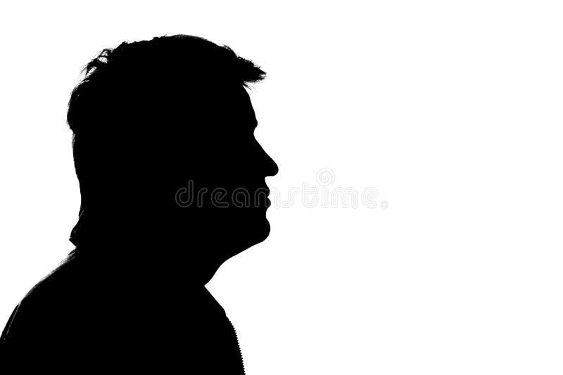Retrato de un hombre en perfil imagen de archivo Retrato de un hombre en perfil imagen de archivo