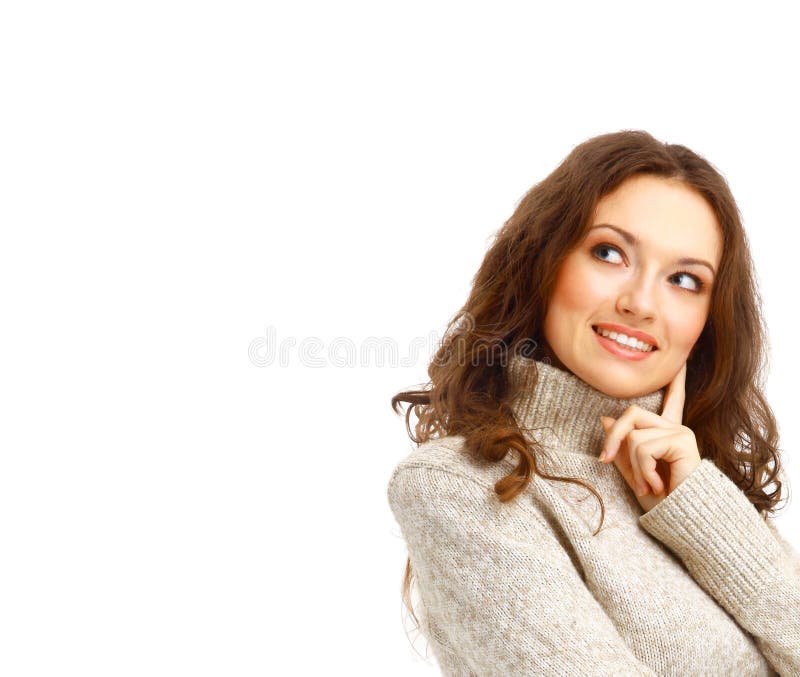 Retrato de una presentación femenina encantadora imágenes de archivo libres de regalías