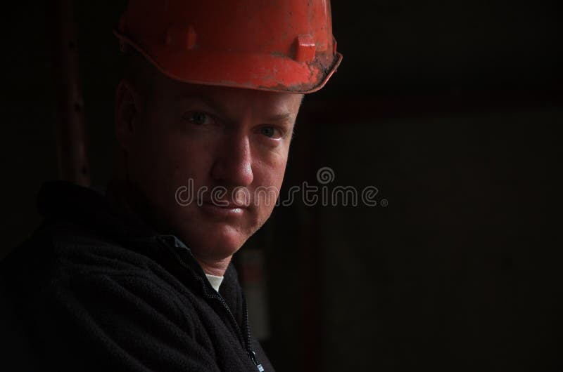Retrato del capataz del trabajador de construcción