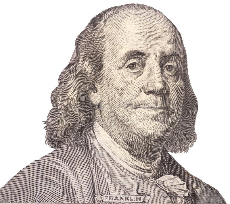 Retrato del estadista, del inventor, y del diplomata Benjamin Franklin de los E S Presidente Benjamin Franklin imagen de archivo libre de regalías Retrato del estadista, del inventor, y del diplomata Benjamin Franklin de los E S Presidente Benjamin Franklin imagen de archivo libre de regalías