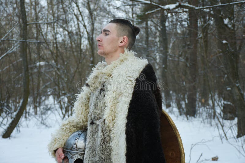 Retrato Del De Vikingo Del Individuo Foto de - Imagen de capa, 139303200