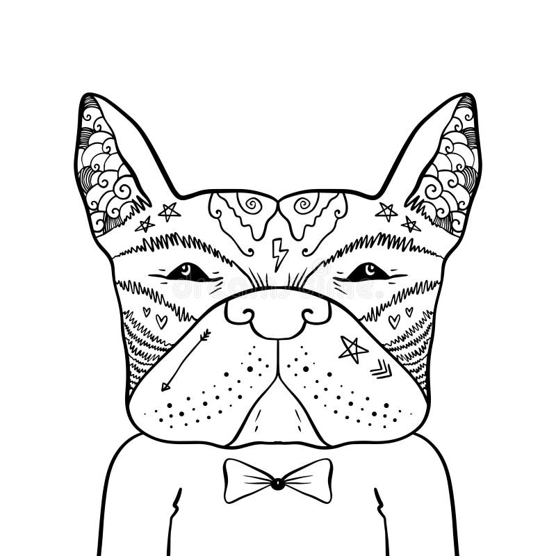 Retrato del inconformista excelente casual elegante hermoso del perro ilustración del vector Retrato del inconformista excelente casual elegante hermoso del perro ilustración del vector