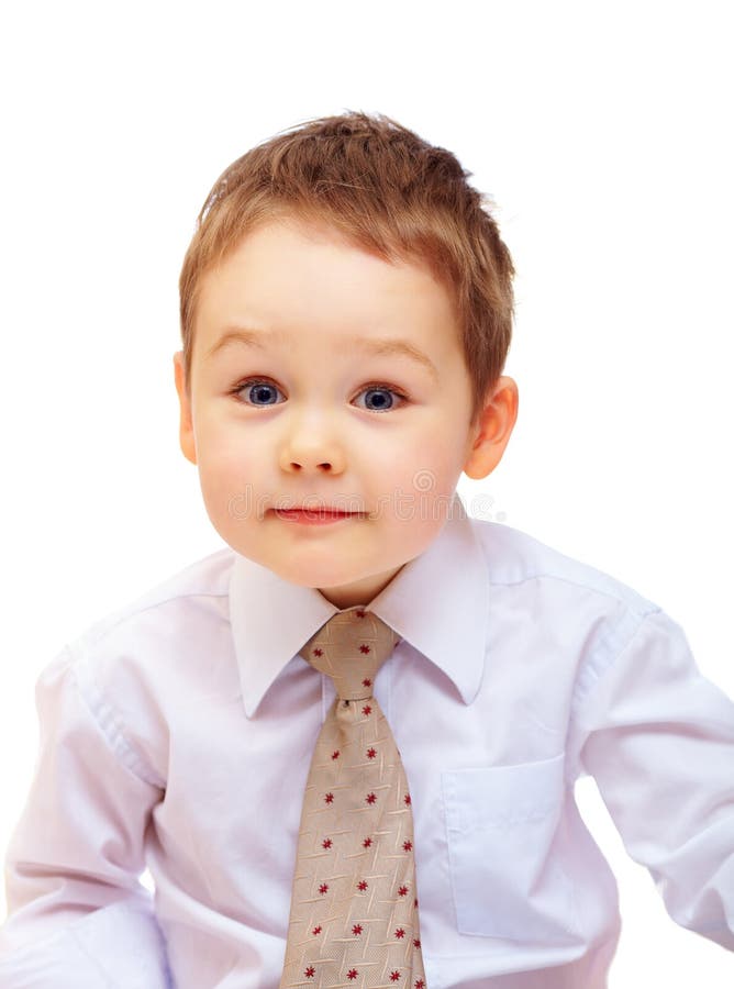 Retrato del niño lindo del negocio. tres años del muchacho fotografía de archivo Retrato del niño lindo del negocio. tres años del muchacho fotografía de archivo