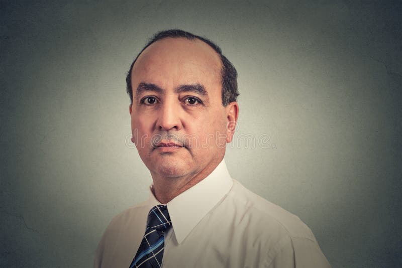 Retrato del primer del hombre de negocios foto de archivo libre de regalías Retrato del primer del hombre de negocios foto de archivo libre de regalías