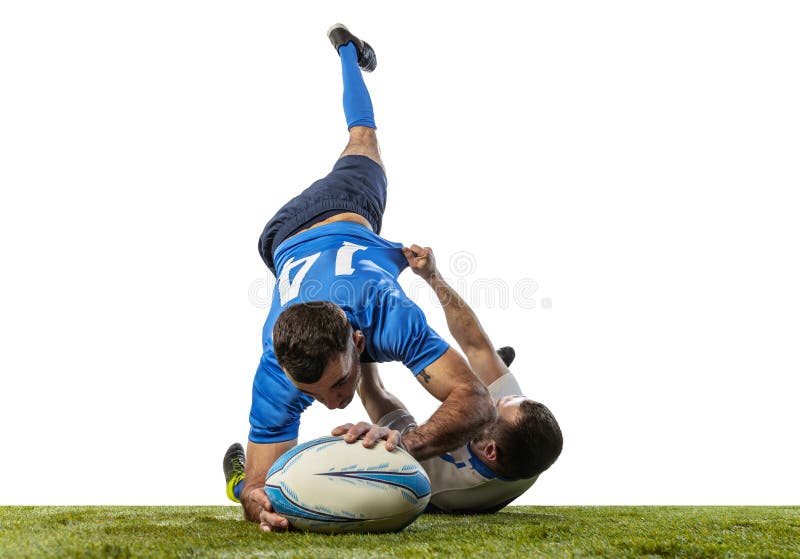 Retrato De Vários Jovens Jogadores De Rugby Segurando Uma Bola De Rúgbi  Enquanto Se Posicionavam Com Os Braços Cruzados Fora Do Ca Foto de Stock -  Imagem de jogador, rubi: 251796016
