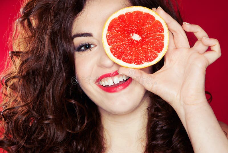 Retrato de fruta imagens de stock royalty free