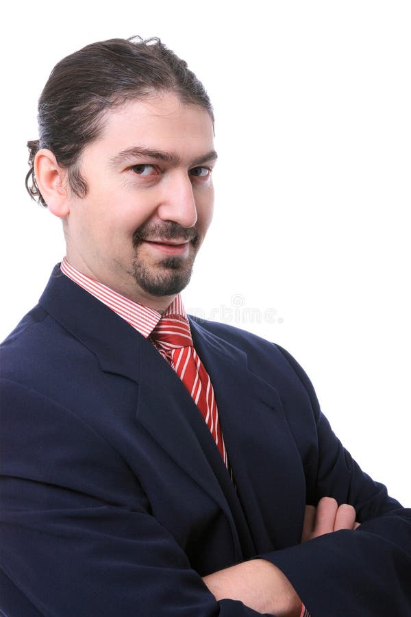 Retrato do homem de negócio imagens de stock royalty free Retrato do homem de negócio imagens de stock royalty free