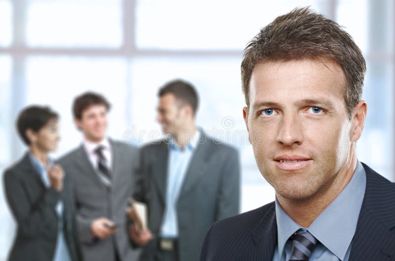 Retrato do homem de negócios do close up fotos de stock royalty free Retrato do homem de negócios do close up fotos de stock royalty free