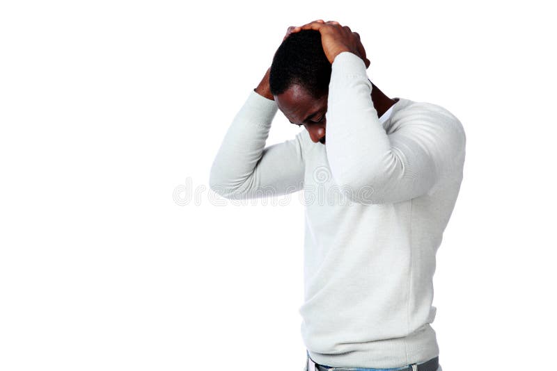 Retrato do homem do africano da virada imagens de stock royalty free Retrato do homem do africano da virada imagens de stock royalty free