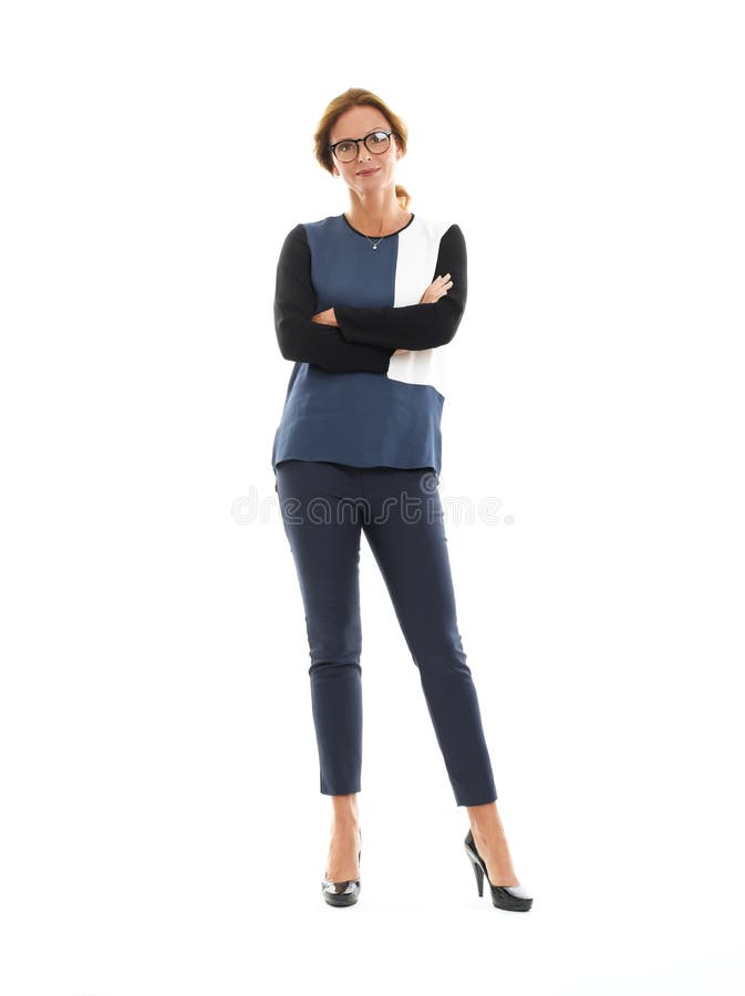 Retrato maduro da mulher de negócios imagem de stock Retrato maduro da mulher de negócios imagem de stock