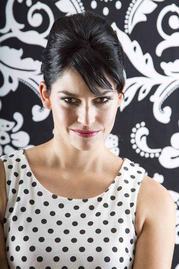 Retrato à moda fotos de stock royalty free