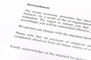 Retrenchment Letter Template Creative Template Ideas