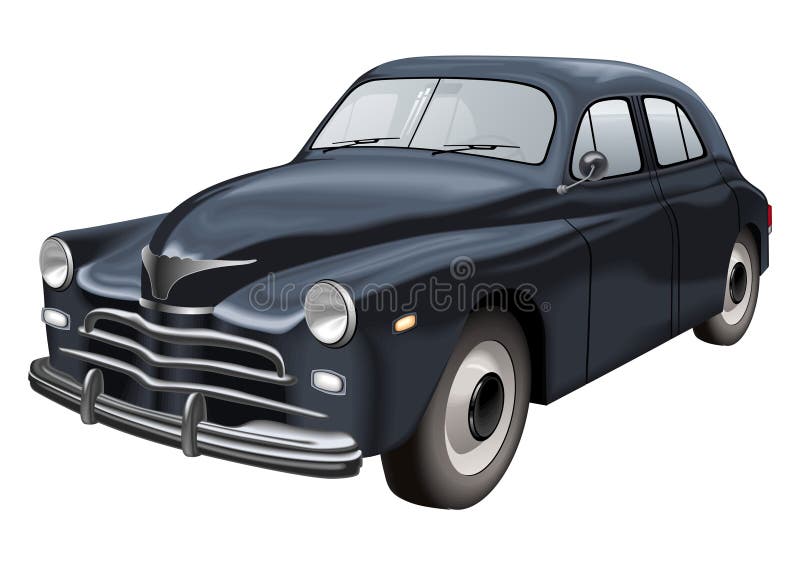 Retro autovector vector illustratie Retro autovector vector illustratie