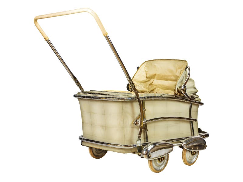 retro baby stroller