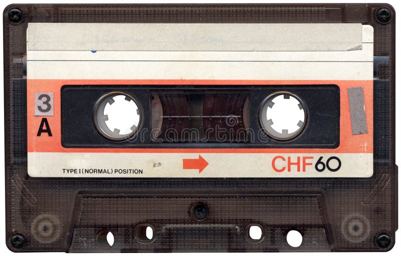 Retro Band van de Cassette stock afbeelding Retro Band van de Cassette stock afbeelding