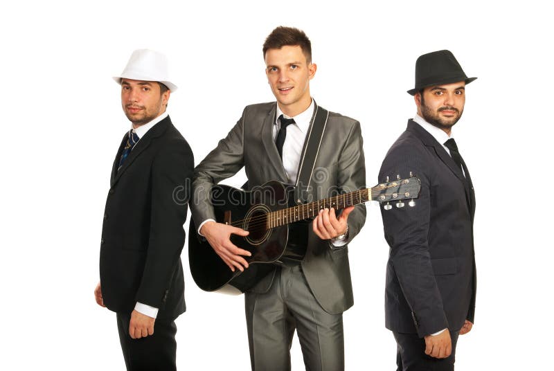 Retro banda musicale fotografia stock libera da diritti Retro banda musicale fotografia stock libera da diritti