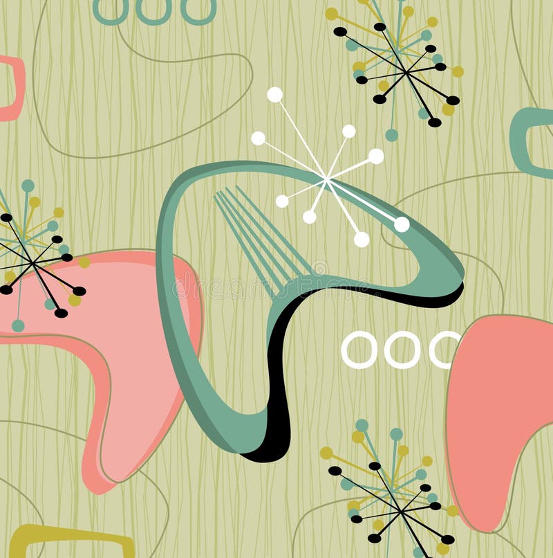 Retro Barkcloth Fabric