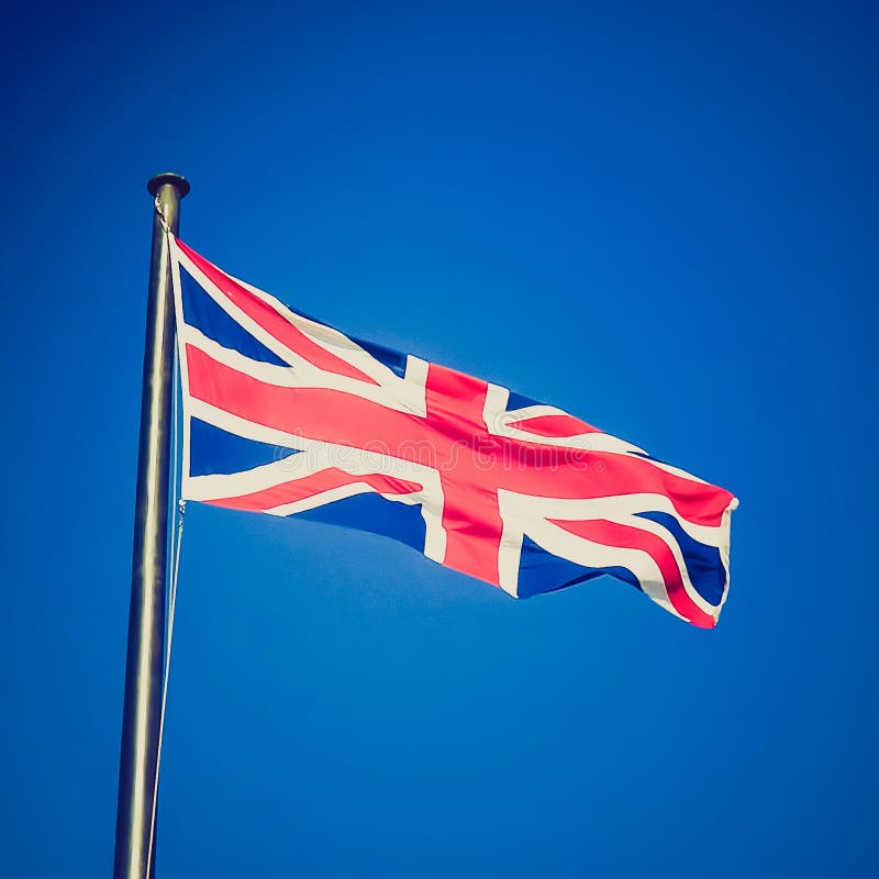 Vintage looking Union Jack national flag of the United Kingdom (UK). Vintage looking Union Jack national flag of the United Kingdom (UK)