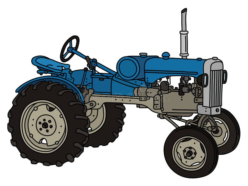 Blue Tractor Stock Illustrations 3,173 Blue Tractor Stock