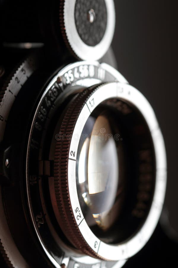 Retro camera lens stock photo. Image of format, vintage 7232352