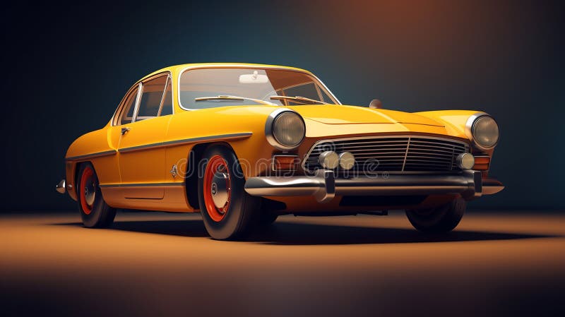 Retro Car in a Video Game a Fun and Exciting Way To Relive the Past