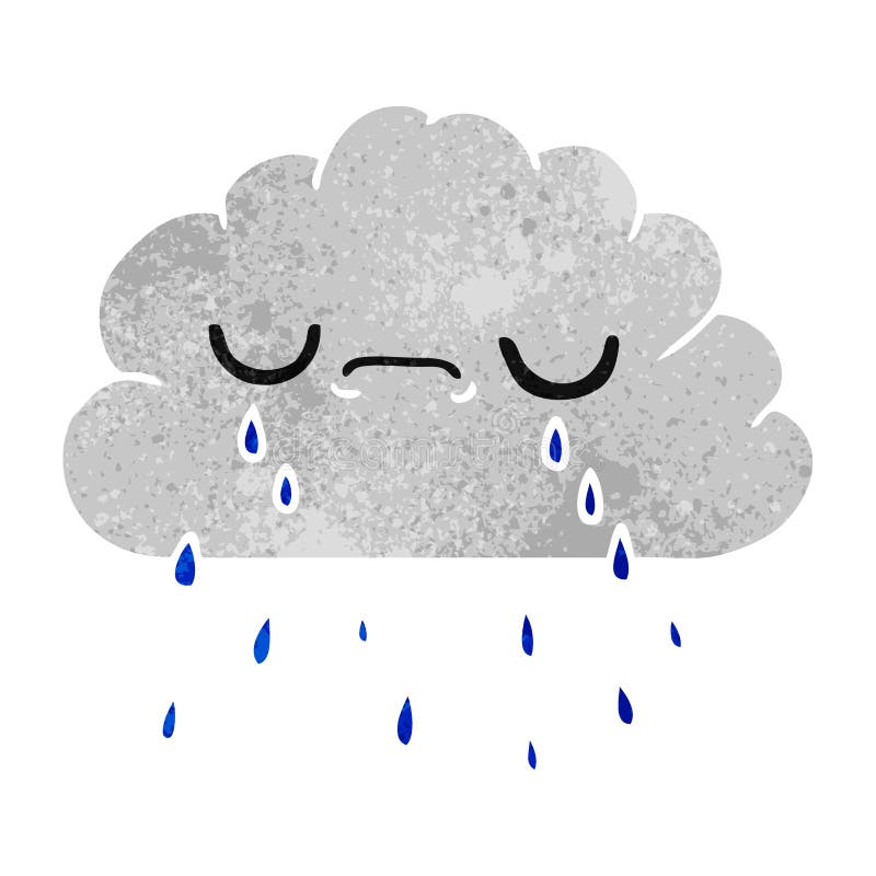 Cartoon Crying Rain Cloud Stock Illustrations – 225 Cartoon Crying Rain ...