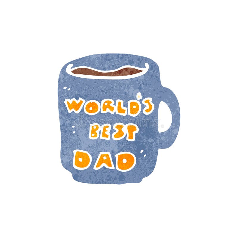 Download Retro Cartoon Father's Day Mug Stock Illustrations - 26 ...