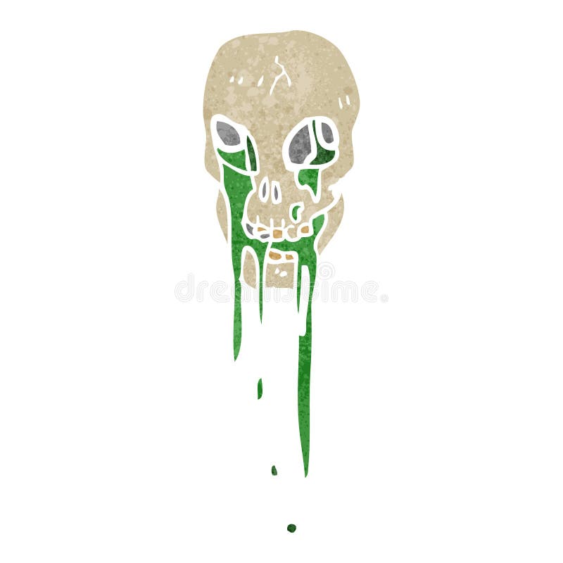 Retro Cartoon Gross Slime Dripping Skull Stock Illustrations – 51 Retro  Cartoon Gross Slime Dripping Skull Stock Illustrations, Vectors & Clipart -  Dreamstime