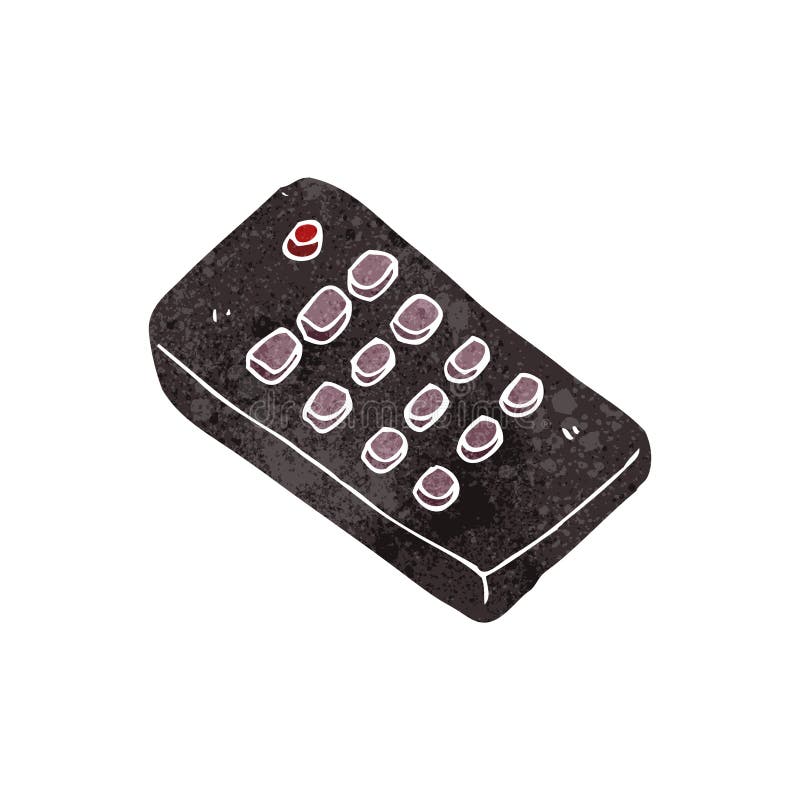 Retro Cartoon Remote Control Royalty Free Stock Photos - Image: 37606218