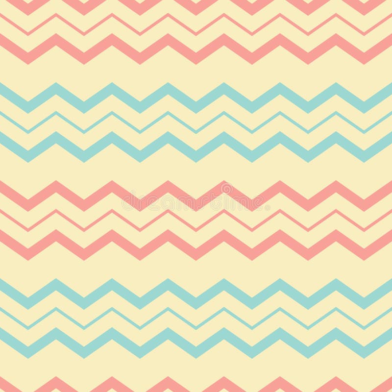 Retro chevron seamless pattern vector illustration