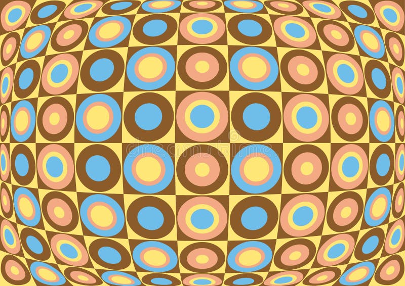 Retro colorful pattern. Vector