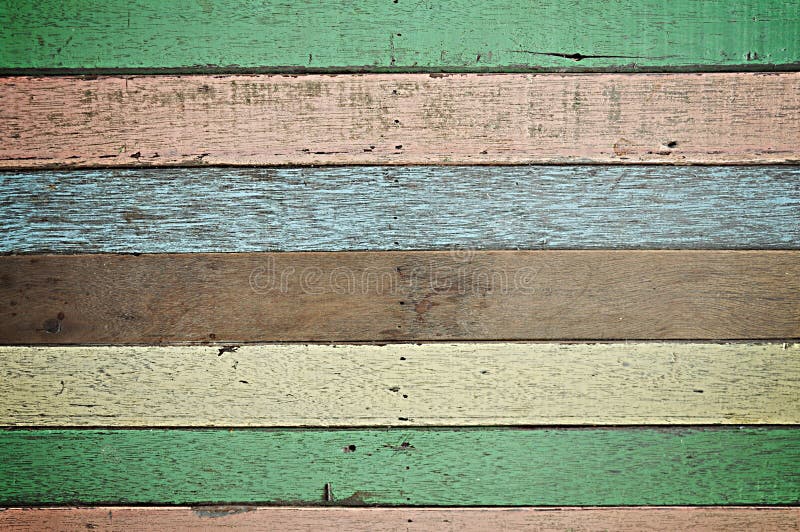Retro colorful wood texture background