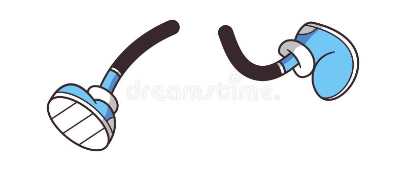 Retro comic feet running fast royalty free illustration