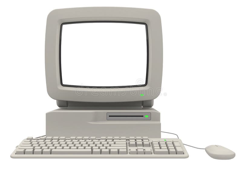 Retro Computer stock images