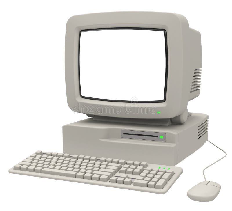 Retro Computer royalty free stock image