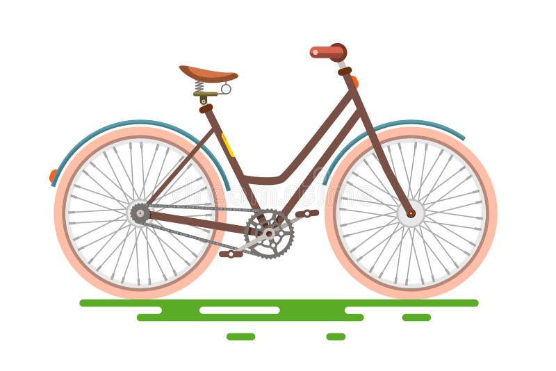 retro cykel Cykel stock illustrationer retro cykel Cykel stock illustrationer