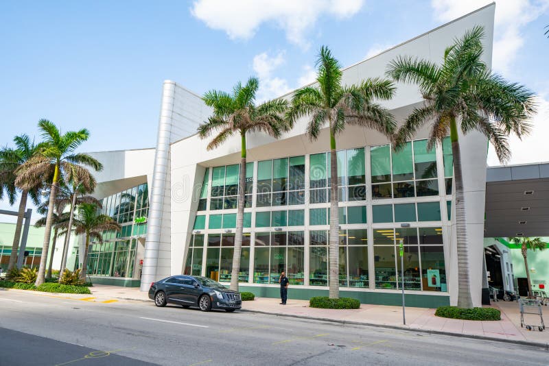 Retro Design Publix Supermarket Miami Beach FL Editorial Photo Image