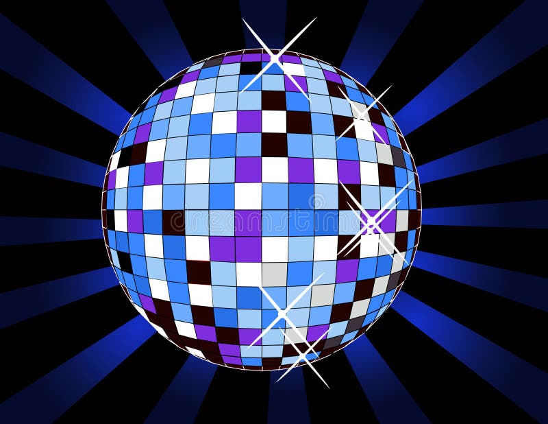 Rainbow disco ball stock vector. Illustration of design 9787090